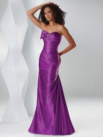 Sheath/Column Sweetheart Satin Ruched Evening Dress Sheath/Column Sweetheart Satin Ruched Evening Dress