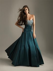 Strapless Floor-length Satin Prom Dress Strapless Floor-length Satin Prom Dress