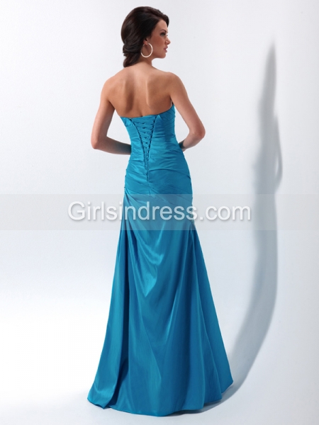 Sheath/Column Sweetheart Beading Evening Dress