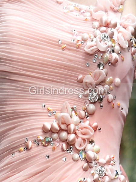 Delicate Sheath/Column One Shoulder Satin Floor Length Evening/Prom Dress