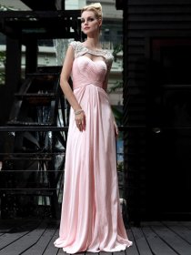 Satin Cape Sleeve Sweetheart Hollow Evening Dress Satin Cape Sleeve Sweetheart Hollow Evening Dress