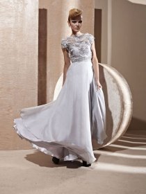 A-line Short Sleeves Embroidery Satin Embroidery Evening Dress A-line Short Sleeves Embroidery Satin Embroidery Evening Dress