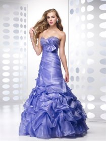 Sweetheart Beading Tulle Over Satin Trumpet Engagement Dress Sweetheart Beading Tulle Over Satin Trumpet Engagement Dress