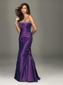 Satin Strapless Floor-length Evening Dress Satin Strapless Floor-length Evening Dress