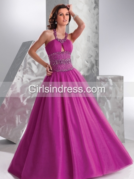 Ball Gown Jewel Beading Organza Engagement Dress Ball Gown Jewel Beading Organza Engagement Dress