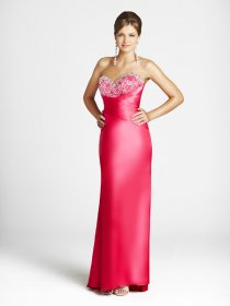 Elegant Sweetheart Sheath Floor-length Satin Evening Dress Elegant Sweetheart Sheath Floor-length Satin Evening Dress