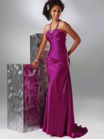 Sheath/Column Jewel Beading Satin Evening Dress Sheath/Column Jewel Beading Satin Evening Dress