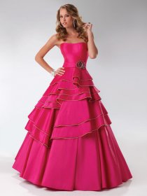 Ball Gown Ruched Strapless Satin Engagement Dress Ball Gown Ruched Strapless Satin Engagement Dress